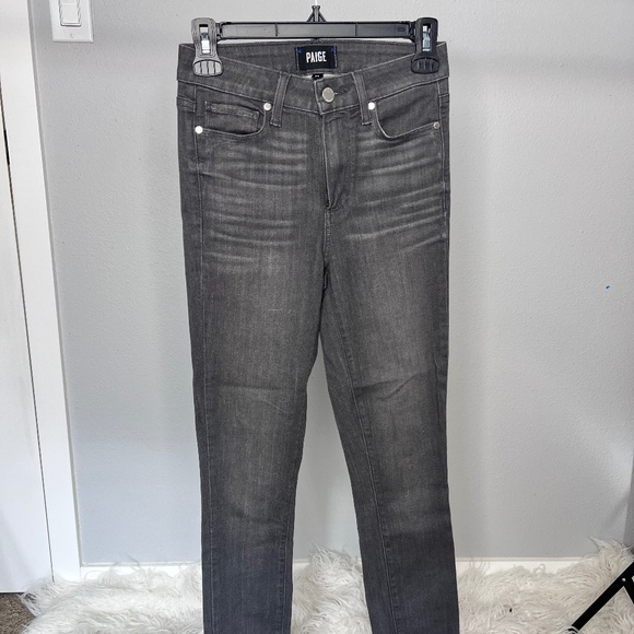 Paige Grey Skinny Jeans - Picture 1 of 3